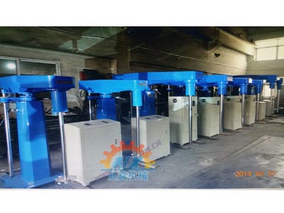 分散機(jī)完成，交付使用