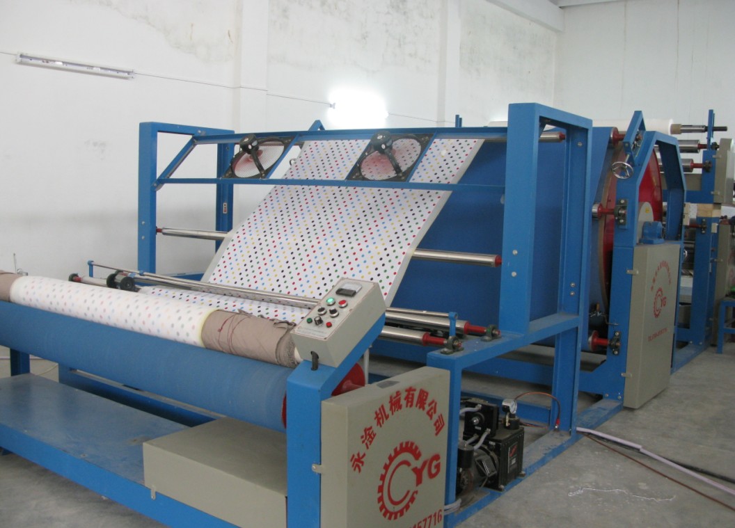 服裝面料復（貼）合機客戶現場